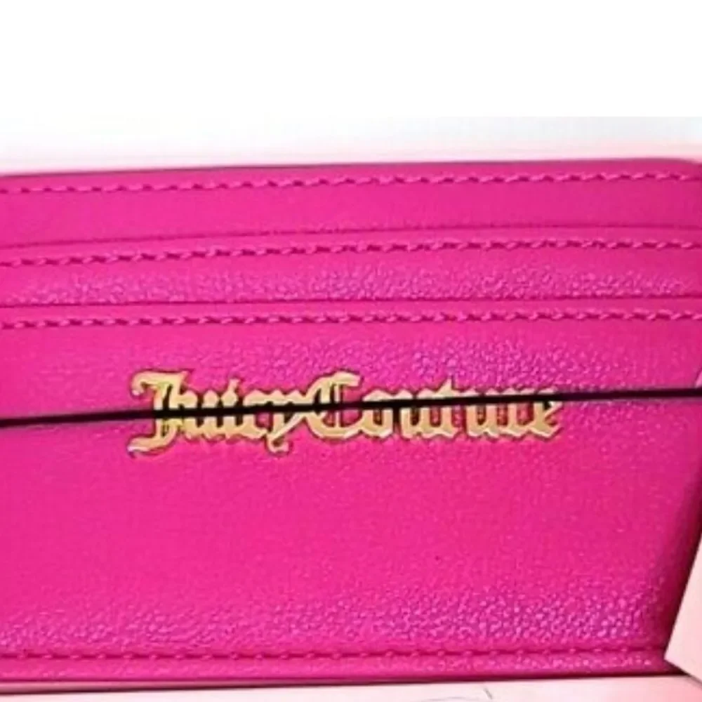 Juicy Couture Faux‎ Fur Wristlet & Keychain Wallet